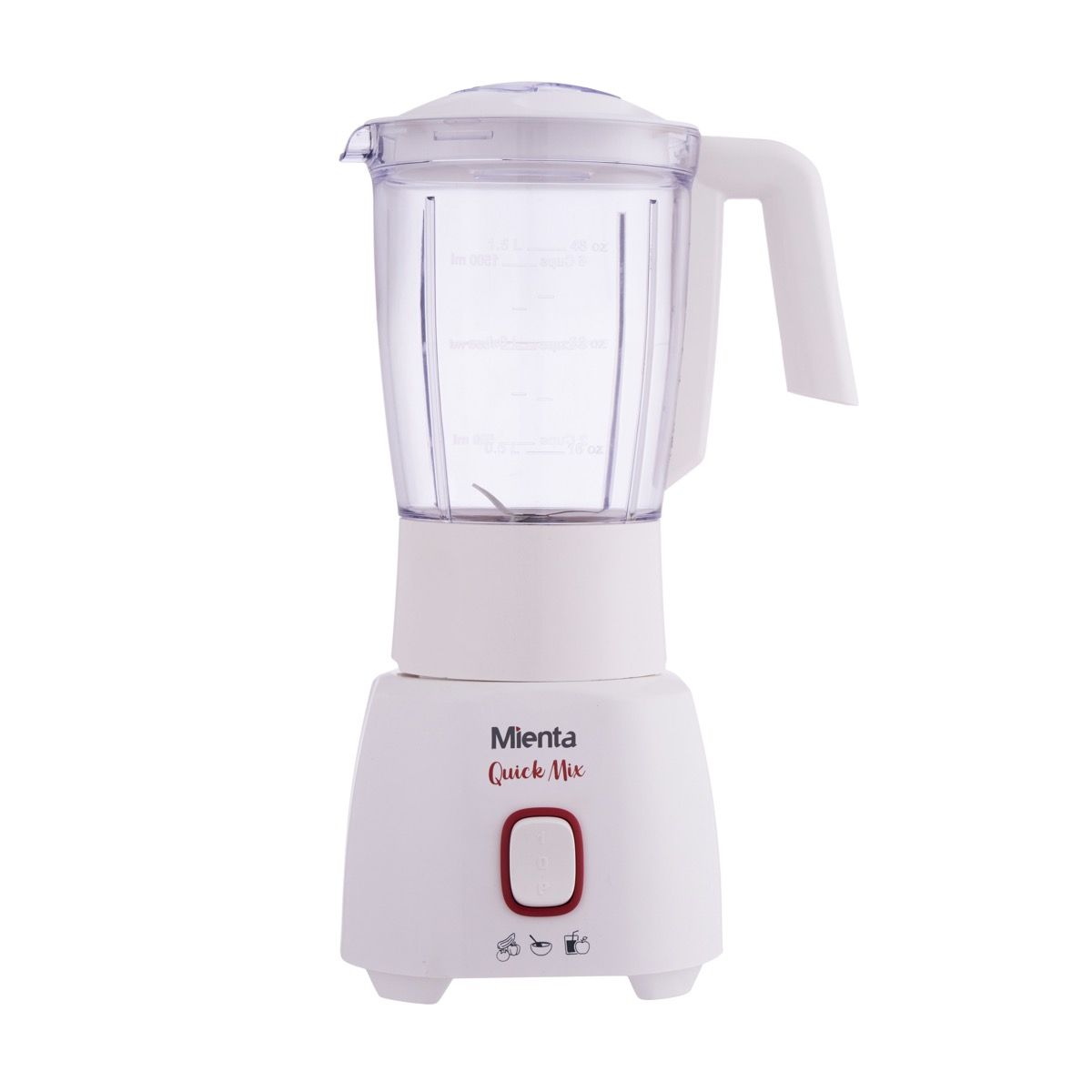 Mienta Blender Quick Mix 400Watt, White - BL1261A