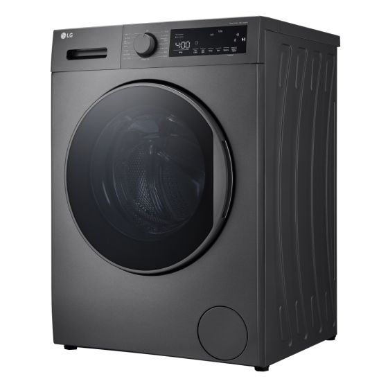 LG 8 kg, Front Load Washing Machine, Black- F2T2TYM1S