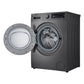 LG 8 kg, Front Load Washing Machine, Black- F2T2TYM1S