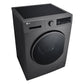 LG 8 kg, Front Load Washing Machine, Black- F2T2TYM1S