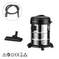Sokany Bagged Drum Vacuum Cleaner, 3600 Watt, Silver Black - SK-13025