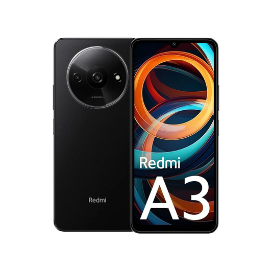 Xiaomi Redmi A3, 64GB, 3GB, 4G LTE, Dual SIM- Midnight Black