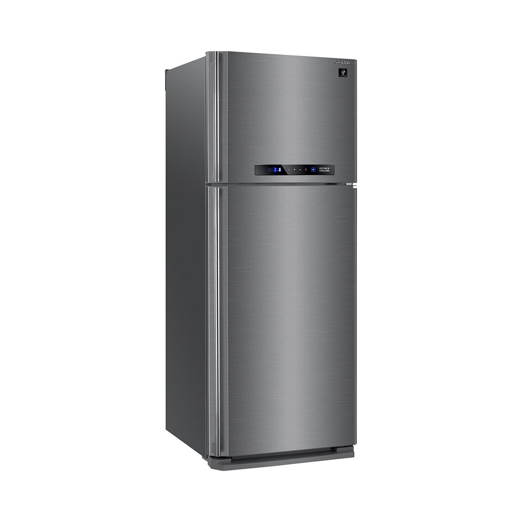 Sharp Freestanding No Frost Digital Refrigerator, 385 Litre, Stainless Steel - SJ-PC48A(ST)