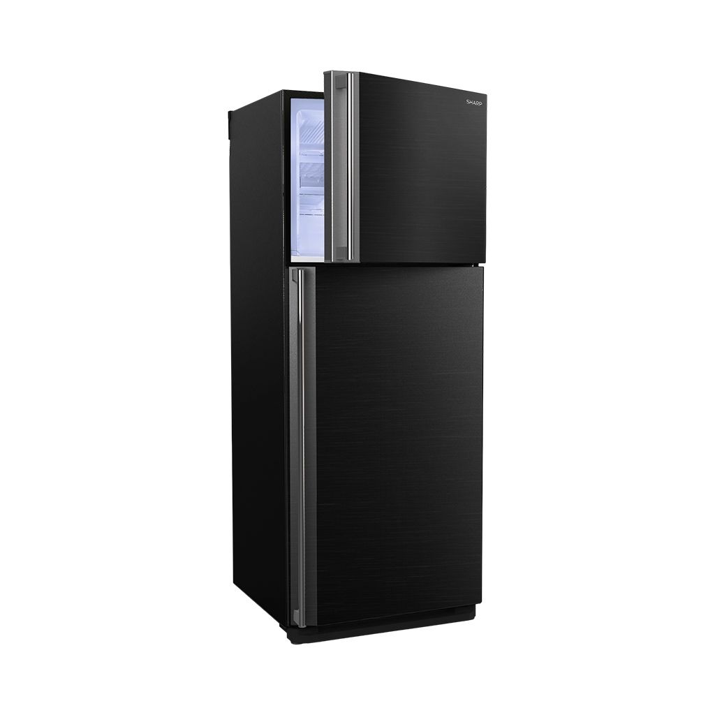 Sharp Freestanding No Frost Refrigerator, 396 Litre, Black - SJ-48C(BK)