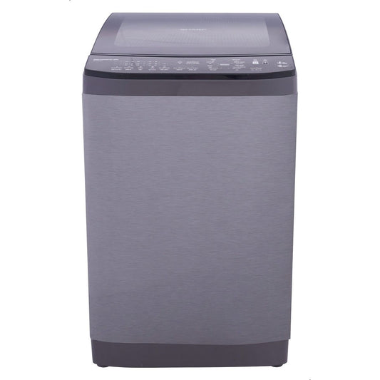Sharp Washing Machine Top Automatic 9 Kg, Pump, Silver ES-TN09GSLP