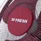 Fresh Brilliant Wall Fan, 16 Inch, Red - 500004513