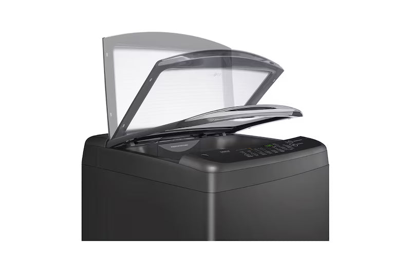 LG Smart Top Load Automatic Washing Machine With Inverter Technology, 13 kg, Black - T1366NEHG2