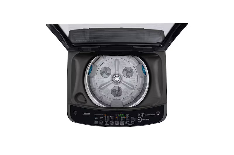 LG Smart Top Load Automatic Washing Machine With Inverter Technology, 13 kg, Black - T1366NEHG2