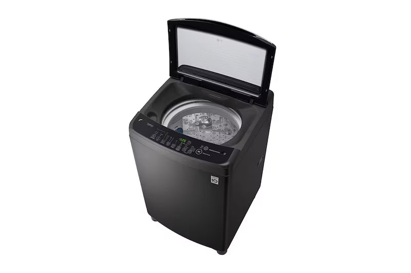 LG Smart Top Load Automatic Washing Machine With Inverter Technology, 13 kg, Black - T1366NEHG2
