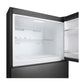 LG No Frost Top Freezer Refrigerator, 450 Liters, Black - GTF452SSAN