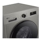 LG ThinQ (Wi-Fi) Front Load Washing Machine, 9 kg, Platinum Silver - F4Y2VYGYP
