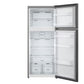 LG Refrigerator Top Mount Freezer, 401 Litre, Black - GTF402SBAN