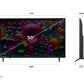 LG 50 Inch 4K UHD Smart TV AI with Built in Receiver - 50UA84006