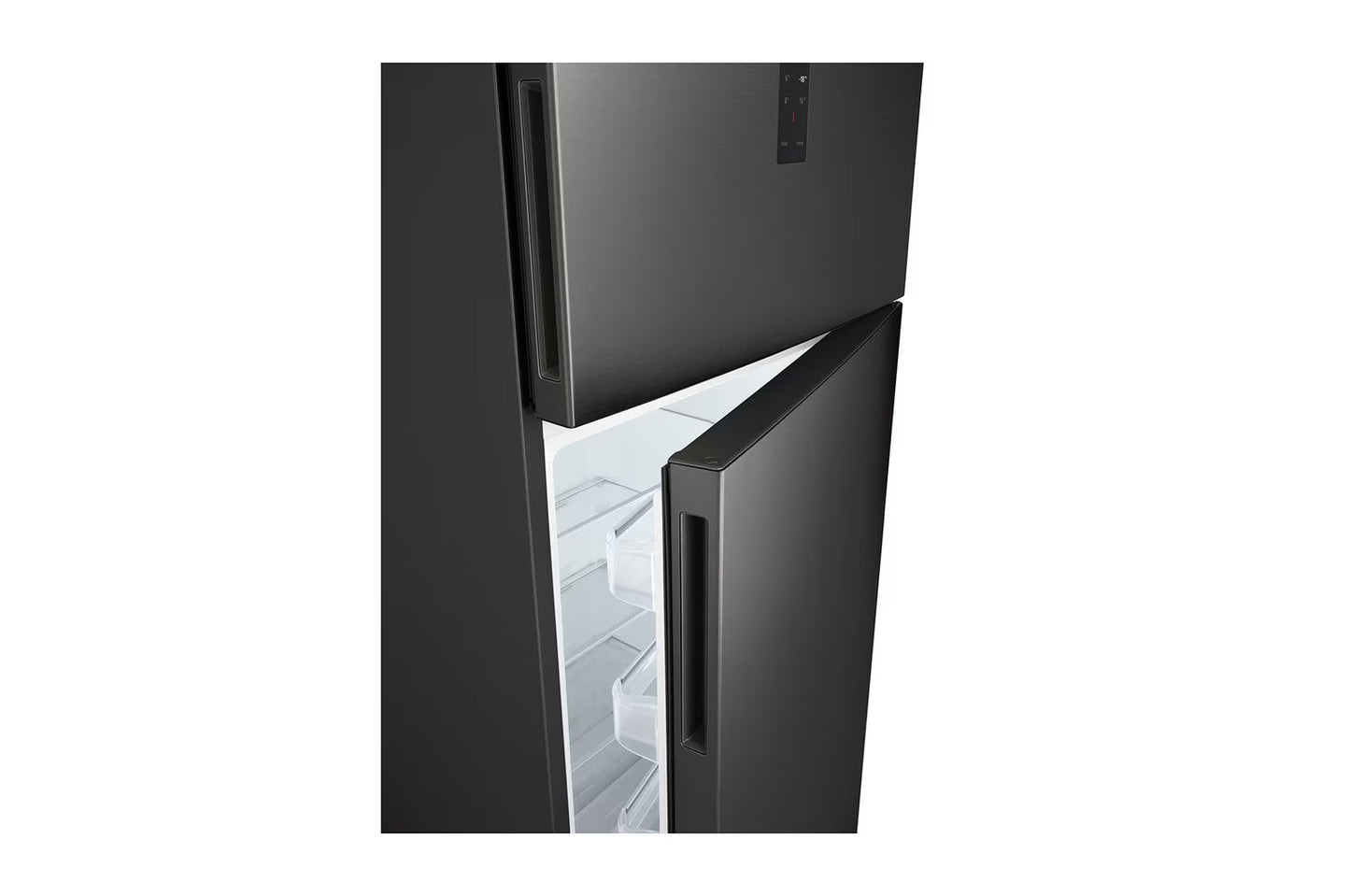 LG No Frost Top Freezer Refrigerator, 450 Liters, Black - GTF452SSAN
