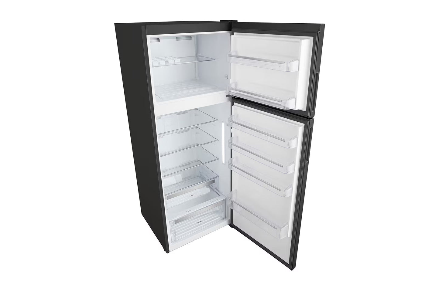 LG No Frost Top Freezer Refrigerator, 450 Liters, Black - GTF452SSAN