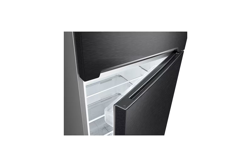 LG Refrigerator Top Mount Freezer, 401 Litre, Black - GTF402SBAN