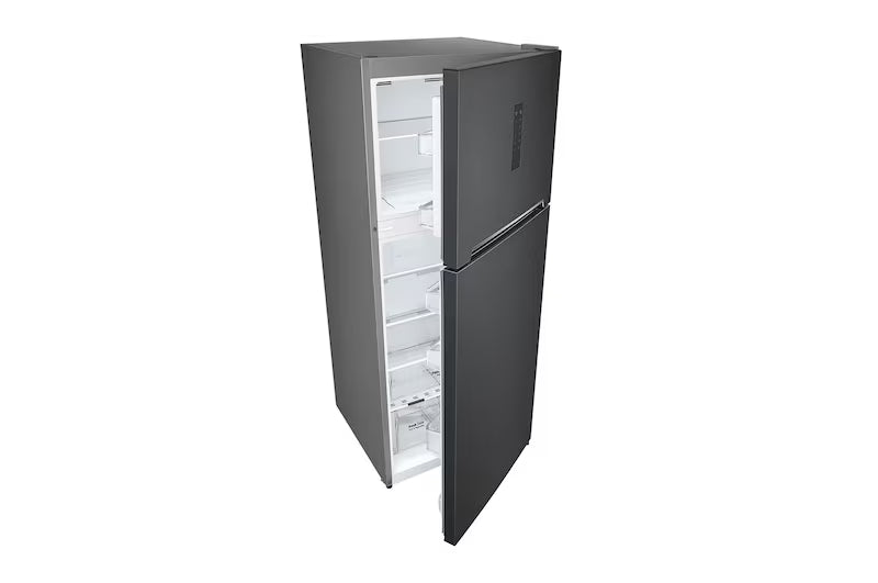 LG Refrigerator Top Mount Freezer, 401 Litre, Black - GTF402SBAN
