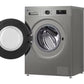 LG ThinQ (Wi-Fi) Front Load Washing Machine, 9 kg, Platinum Silver - F4Y2VYGYP
