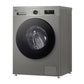 LG ThinQ (Wi-Fi) Front Load Washing Machine, 9 kg, Platinum Silver - F4Y2VYGYP