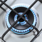 Elba Gas Hob, 90 cm, 5 Burners, Silver - ELIO95-545L