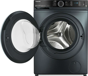 Toshiba T15 Digital Front Load Full Automatic Washing Machine With Inverter Technology, 10.5 kg, With Dryer 7 kg, Morandi Grey - TWD-BM115GF4EG(MK)