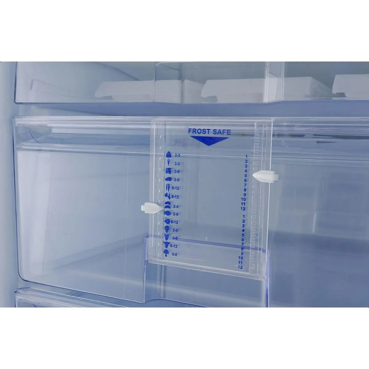 Kiriazi Upright Digital Deep Freezer, No Frost, 5 Drawers, 230 Liter, Silver - KH235VF/1