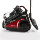 Mienta Torq Canister Vacuum Cleaner, 2000 Watt, Black And Red - VC19604B