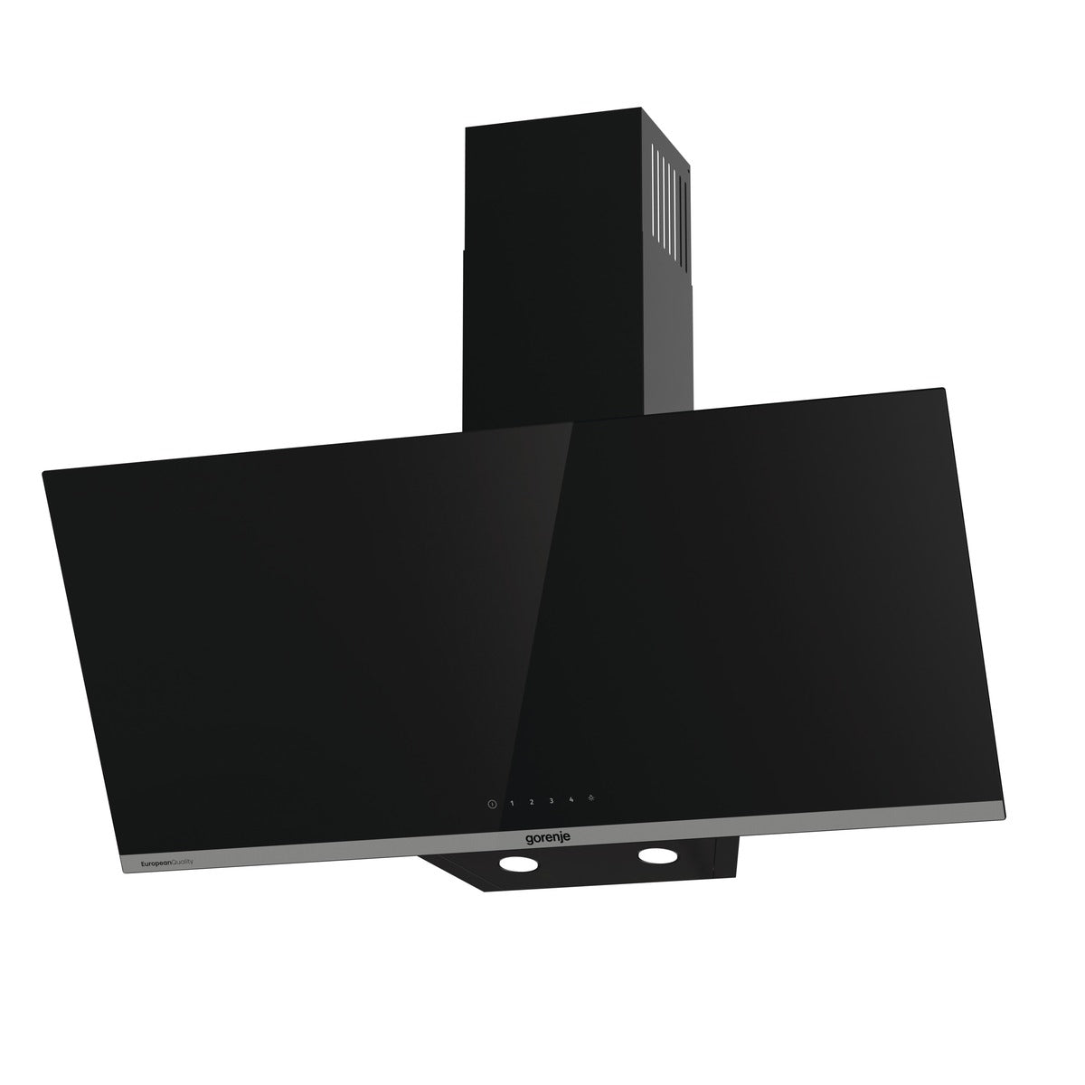 Gorenje Freestanding Decorative Hood, 90 Cm, 637 m³/h, Black - WHI944EB
