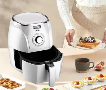Sokany Air Fryer, 5 Liter, 1500 Watt, White - SE-3010