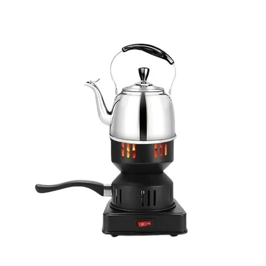 City Electric Charcoal Stove, 1000 Watt, Black - HMA-1017