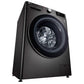 LG Front Load Full Automatic Washing Machine With Dryer, 9 Kg, Black Steel - F4R5VGG2E