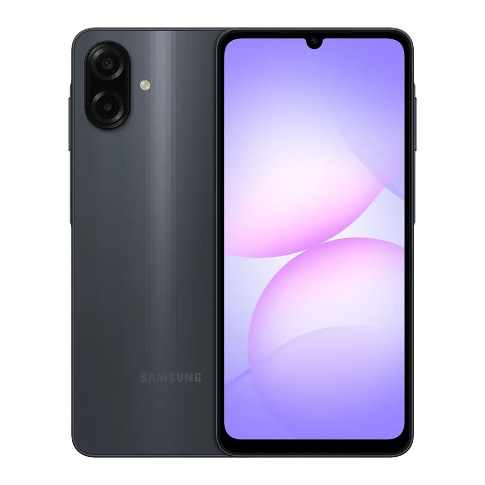 Samsung Galaxy A07 Dual SIM, 64GB, 4GB RAM, 4G LTE - Black
